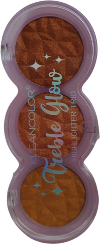 Kleancolor Treble Glow Highlighter Trio - 03 - Starstruck - Highlighter - 7.5 g