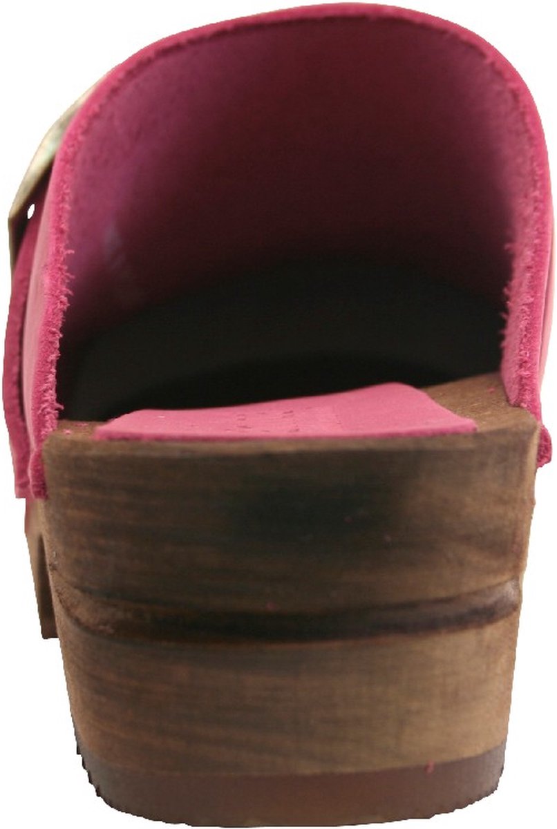 Sanita Clogs Damen Sandalen Wood-Urban Open Fuchsia-40