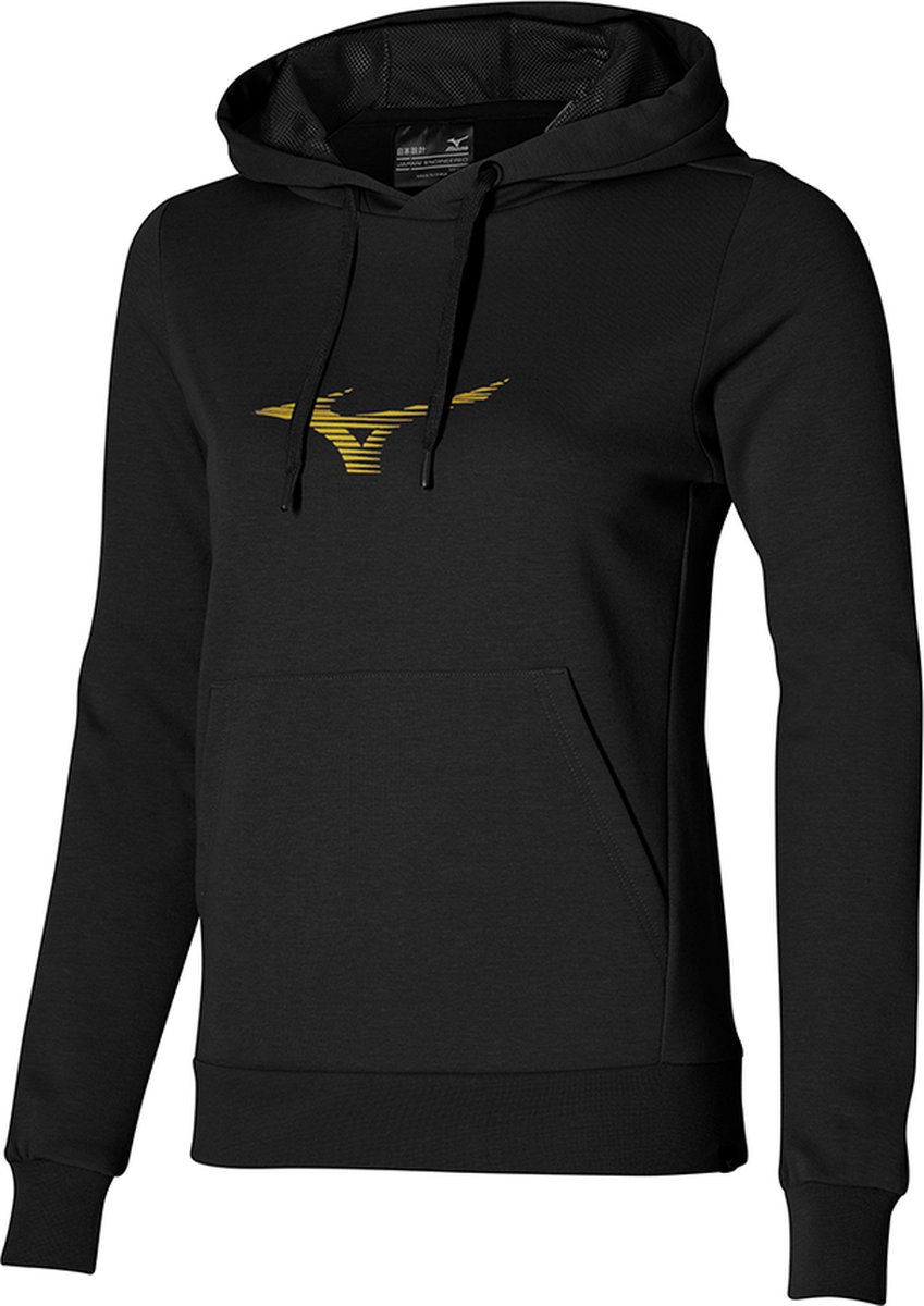 Mizuno Atheltics Graphic hoodie heren zwart