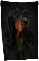 Fleece deken - plaid - hond print - Rottweiler - 130 x 150cm