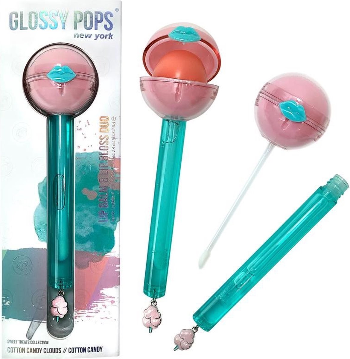 Glossy Pops Sweet Treats Collection - Lipgloss / Lippenbalsem - Cotton Candy Clouds