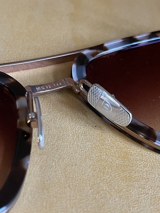 DITA dames zonnebril uniseks Tortoise GOUD - DITA FLIGHT 006 7806-R LIMITED EDITION maat 52 van DITA — afbeelding 4