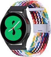 By Qubix Braided nylon bandje 22mm - Multicolor - Geschikt voor Samsung Galaxy Watch 3 (45mm) - Galaxy Watch 46mm - Gear S3 Classic & Frontier