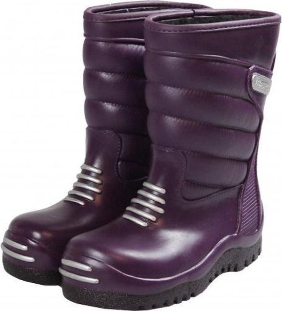 Thermo boots regenlaarzen paars 25