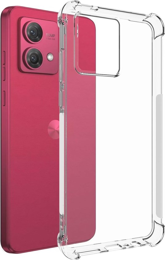Casemania Coque pour Motorola Moto G84 Transparente - Coque Arrière Hybride Anti-Choc
