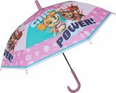 Paw Patrol roze meisjes paraply 38 cm