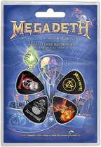 Megadeth - Rust In Peace Plectrum - Set van 5 - Multicolours
