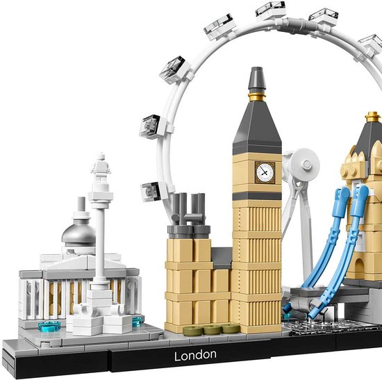 LEGO Architecture Londen Skyline Collectie Decoratie en Bouwpakket voor Volwassenen 21034
