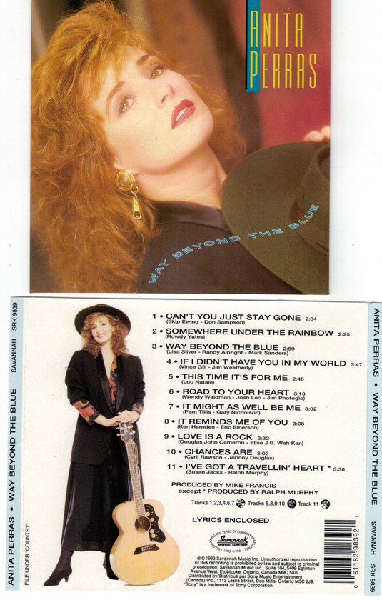 Way Beyond The Blue, Anita Perras Muziek