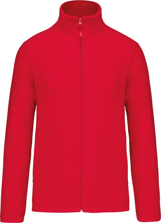 Premium Microfleecevest met rits Kariban Rood - maat S