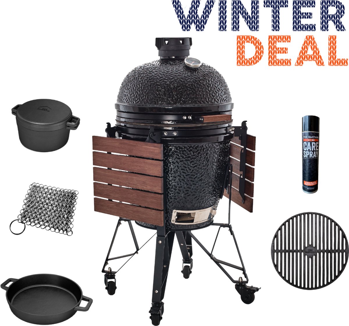The Bastard Classic Large Winterdeal - Kamado Barbecue +