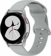 By Qubix Solid color sportband - Grijs - Xiaomi Mi Watch - Xiaomi Watch S1 - S1 Pro - S1 Active - Watch S2