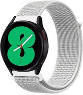 By Qubix Sport Loop nylon bandje - Wit - Xiaomi Mi Watch - Xiaomi Watch S1 - S1 Pro - S1 Active - Watch S2
