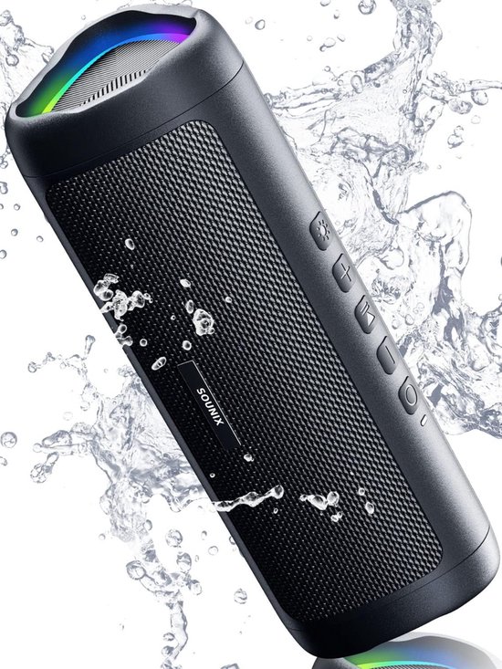 Sounix PC Speaker - Soundbar - Bluetooth 5.3 - Draadloze speakers - RGB verlichting - Zwart