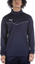 Puma Teamrise Sweatshirt 1/4 Rits Blauw - Sportwear - Volwassen