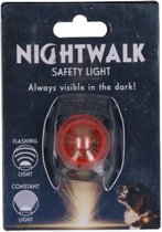 Nightwalk Safety Light - Veiligheidslampje voor de halsband - Hondenlampje - 2 Standen - Tot 100 uur - Tot 200 meter zichtbaar - Oranje