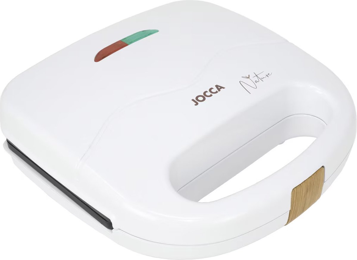 Jocca Nature - Tosti-apparaat - Tosti Apparaat Wit - Tostiapparaat - Wit / Bamboe - 2183