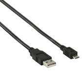 Valueline 1m, USB 2.0 A - Câble micro A USB USB A Micro-USB A Noir