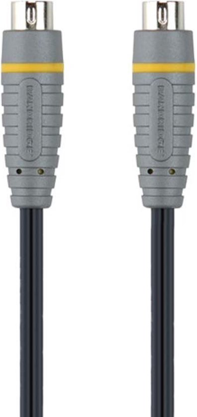 Bandridge S-Video Kabel - S-Video (4-pins) naar S-Video (4-pins) - 5.00 m - Zwart