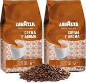 LAVAZZA Crema E Aroma - Mélange van medium gebrande arabica en robusta koffiebonen, hele bonen koffie