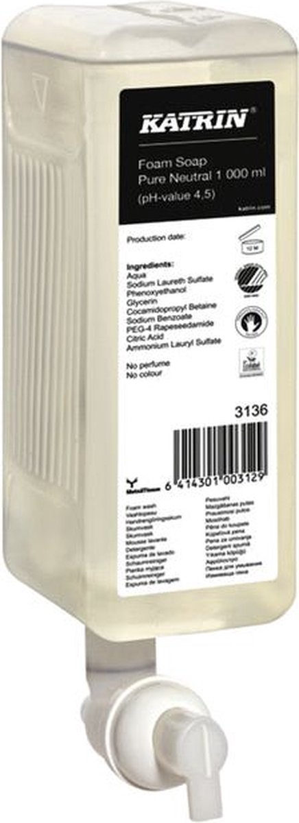 Handzeep Katrin Clean schuim 1000ml 3136 - 6 stuks van Merkloos — afbeelding 2