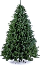 Boston kunstkerstboom - 180 cm - groen - Ø 119 cm - 1.295 tips - metalen voet