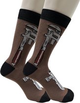Loodgieter Sokken - Sokken heren maat 40-45 - Grappige sokken met Pijpen en Pijpentang