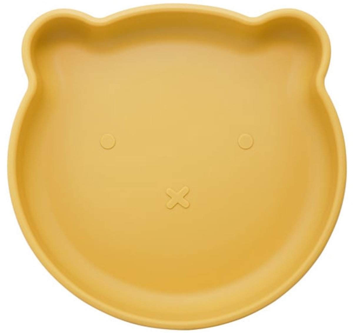 Goedkoopste Dutsi - Beertje Serie - Siliconen Babybord - Beertje Ontwerp - 18 cm - Mosterdgeel