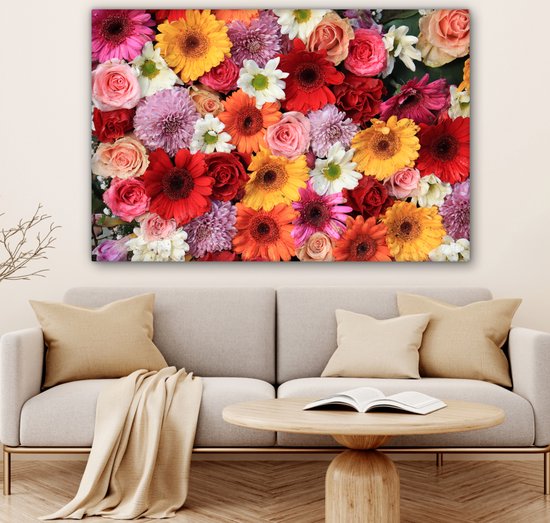 Runa Art - Bilder Herzen Holz 200 x 100 c 5 Teilig XXL