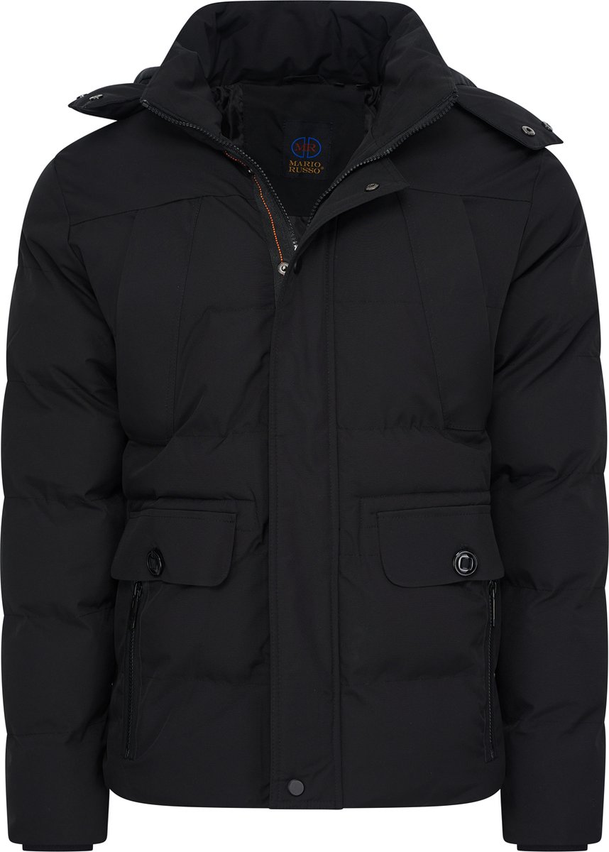 Mario Russo Ranger Jacket - Jas Heren - Winterjas Heren - Waterafstotend - Winddicht - Zwart - M