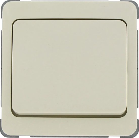 Peha Standaard Kruisschakelaar - Inbouw - Crème