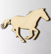 Houten Figuur Paard - Berkenmultiplex - Decoratie - 200 mm