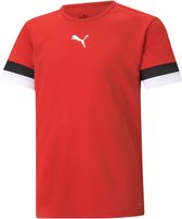 Puma Teamrise Shirt Korte Mouw Kinderen - Rood | Maat: 140