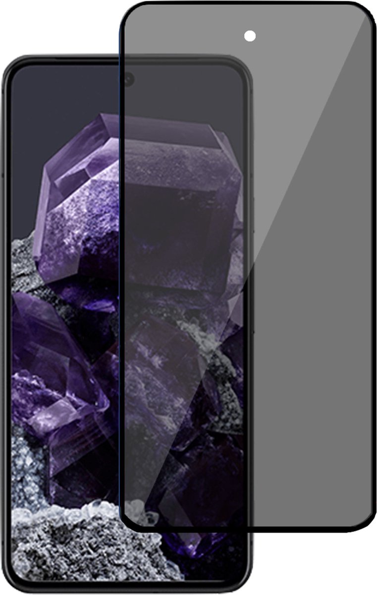 Privé Screenprotector geschikt voor Google Pixel 8 - Privacy Beschermglas - Privacy Proteqt+