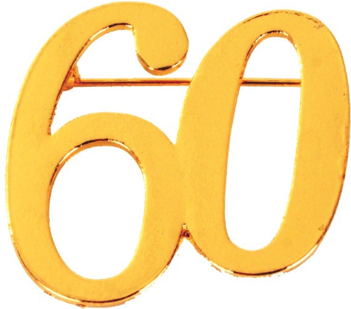 Broche 60 Jaar, Verjaardag, Jubileum.