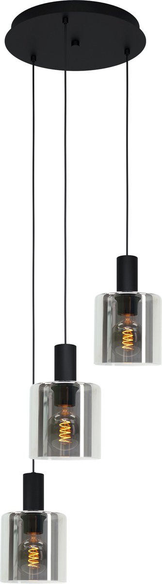 EGLO Gorosiba - Hanglamp - E27 - Ø 41 cm - Zwart