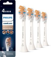 Philips Sonicare A3 Premium All-in-One - Opzetborstels - 4 stuks - Wit - HX9094/10