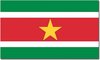 Vlag Suriname 90 x 150 cm feestartikelen - Suriname landen thema supporters
