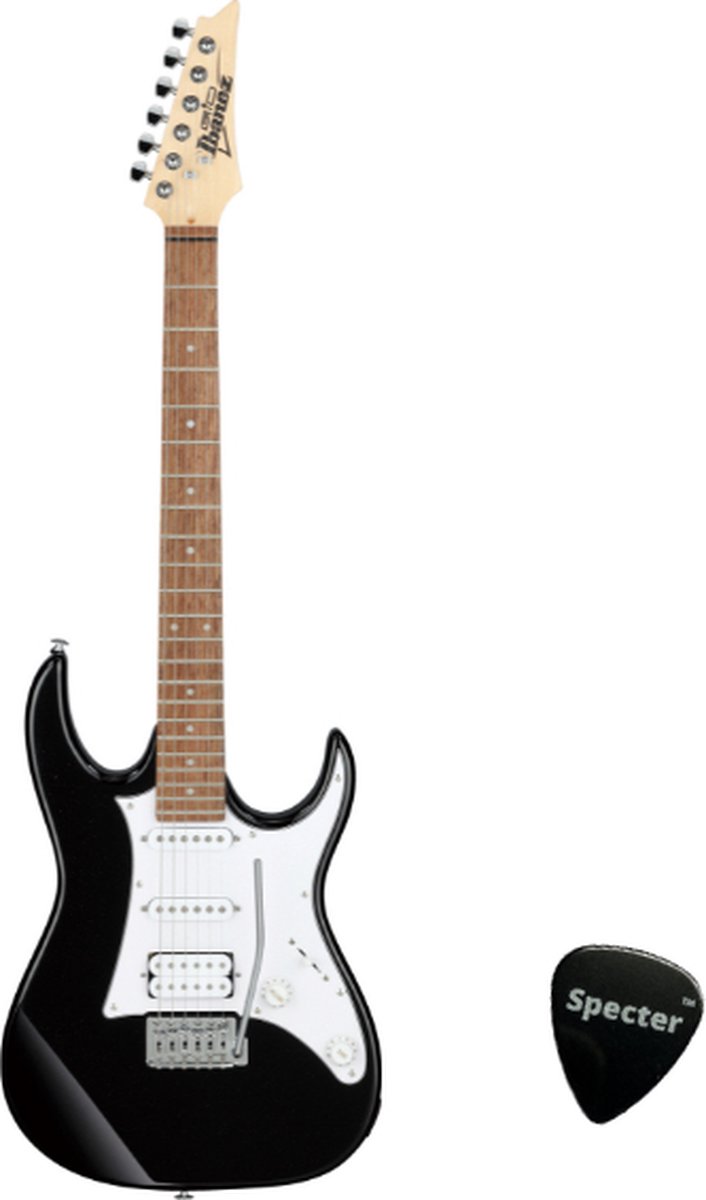 Ibanez Gio Elektrische Gitaar met Specter Plectrum - GRX40BKN