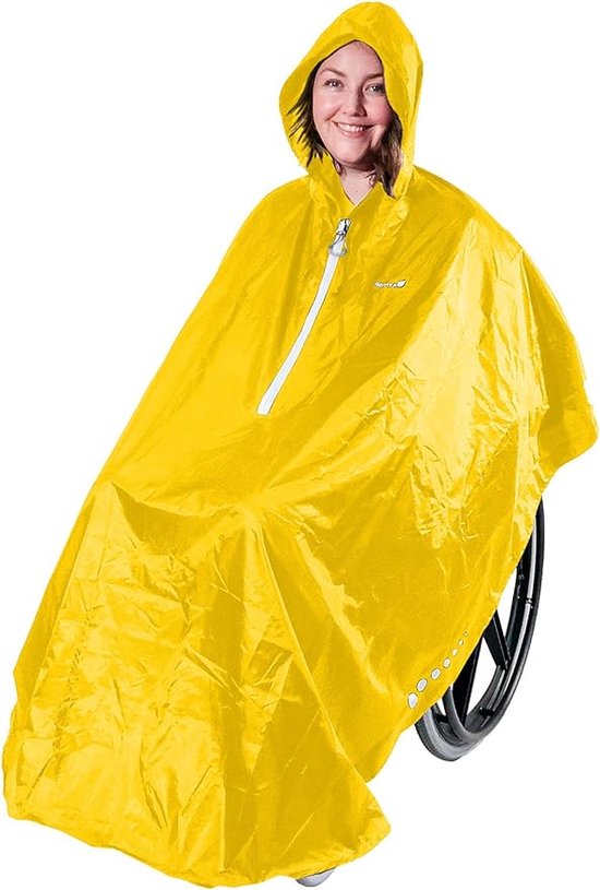 Waterdichte poncho voor elektrische rolstoel/scooter - regenjas voor Waterdichte poncho voor elektrische rolstoel/scooter - regenjas voor