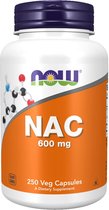 Now Foods - NAC - 600 mg per capsule - 250 capsules