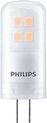 Philips - LED Lamp - G4 fitting - CorePro - LEDcapsule - LV - 2.1-20W - 827 - 2700K extra warm wit - D