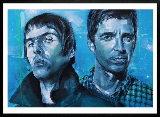Oasis print 71x51 cm *ingelijst & gesigneerd
