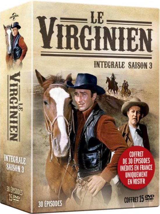 The Virginian - Integraal Seizoen 3 (1964) - DVD - Franse Import