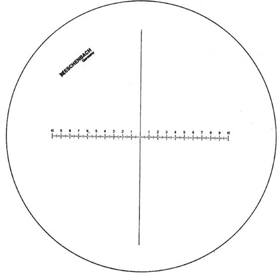 Eschenbach 115201 Loupe de précision avec graduation Lentille: (Ø) 23 mm