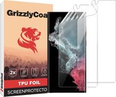 GrizzlyCoat Screenprotector geschikt voor Samsung Galaxy S22 Ultra Hydrogel TPU | GrizzlyCoat Screenprotector - Case Friendly + Installatie Frame (2-Pack)