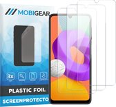 Mobigear Screenprotector geschikt voor Samsung Galaxy M22 | Mobigear Screenprotector Folie - Case Friendly (3-Pack)