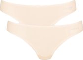 Sloggi Women GO Brazil (2-pack) - dames slip - beige - Maat: XL