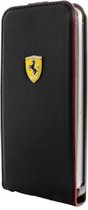Étui à rabat Ferrari adapté à iPhone 5/5S/SE 2016 - noir