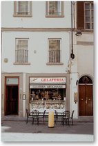 Proef de Traditie: Italiaanse Gelateria - Italiaanse IJspauze - Fotoposter 60x90